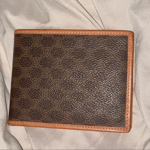 Celine Brown Monogram Canvas Tote with Tan Trim - Picture 6 of 11